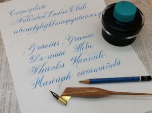 Calligraphy practice - Corrections on writing