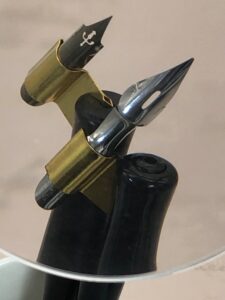 Different tips on nibs
